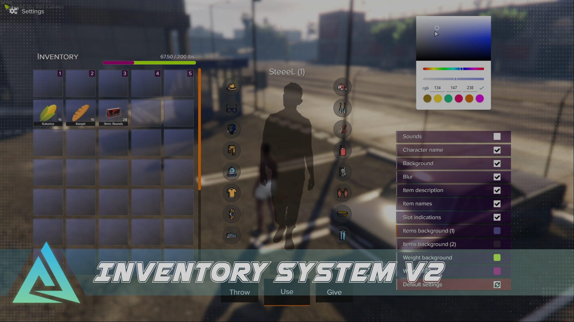 Inventory 2.0 interface